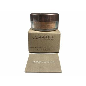 RAW MINERALS FOUNDATION - MEDIUM 3 - 0.07 oz 2 Grams Loose Powder - New …